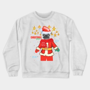 Santa Dog Crewneck Sweatshirt